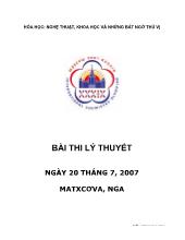 Đề thi I cho ba chín lý thuyêt
