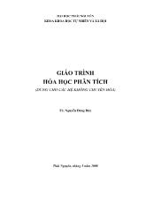 Giáo trình hóa học phân tích