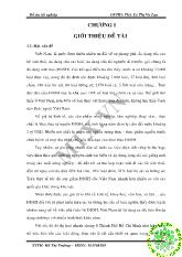 Khảo sát tài nguyên đa dạng sinh học tại Thảo Cầm Viên Sài Gòn và Khu Du Lịch Văn Hoá Đầm Sen. Đề xuất biện pháp bảo tồn