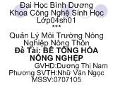 Bê tông hóa nông nghiệp