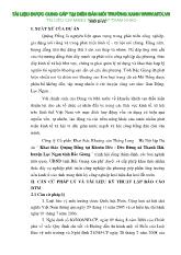 Đánh giá tác đông môi trường dự án khai thác quặng đồng tại khuôn dẽo - Đèo bừng xã thanh hải, huyện lục ngạn tỉnh Bắc Giang