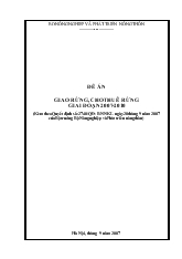 Giao rừng, cho thuê rừng giai đoạn 2007- 2010