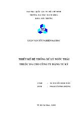 Thiết kế hệ thống xử lý nước thải thuộc da cho công ty TNHH Đặng Tư Ký