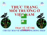 Thực trạng môi trường ở Việt nam hiện nay