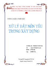 Xử lý đất nền yếu trong xây dựng