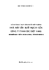 Bản đăng ký đạt tiêu chuẩn môi trường Dự án NM sản xuất mực in