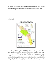 Sử dụng bền vững nguồn tài nguyên biển của vùng kinh tế trọng điểm Miền Trung