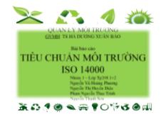 Tiêu chuẩn iso 14000