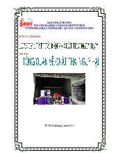 Tiểu luận Tổng quan về chất thải nguy hại