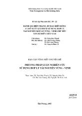 Hiện trạng môi trường vịnh Bái Tử Long (Quảng Ninh) và Chân Mây (Thừa Thiên Huế)