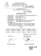 Hiện trạng phát sinh và thu gom rác thải trên địa bàn quận Hoàn Kiếm đề xuất mô hình phân loại rác thải