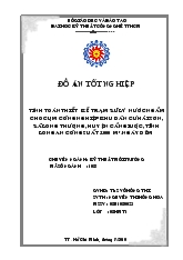 Thiết kế hệ thống xử lý nước cấp cho cụm công nghiệp - Khu dân cư Hải Sơn với công suất 5.000 m3/ngày đêm