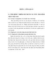 Thiết kế hệ thống xử lý nước thải bệnh viện đa khoa tỉnh Nam Định