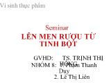 Lên men rượu từ tinh bột