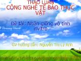 Nhân giống vô tính invitro