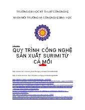 Quy trình sản xuất suỉmi