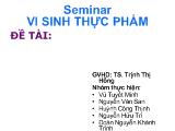 Vi sinh thực phẩm