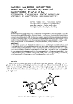 Xác định hàm lượng anthocyanin trong một số nguyên liệu rau quả bằng phương pháp pháp vi sai
