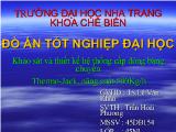 Khảo sát và thiết kế hệ thống cấp đông băng chuyền Thermo - Jack, năng suất 500Kg/h