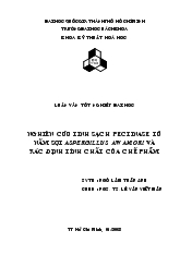 Luận văn Nghiên cứu cố định urease trên bề mặt chất rắn