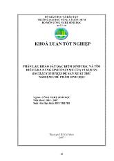 Phân lập, khảo sát đặc điểm của vi khuẩn Bacillus subtilis và tìm hiểu khả năng sinh enzyme (protease, amylase) của vi khuẩn để sản xuất thử nghiệm chế phẩm sinh học