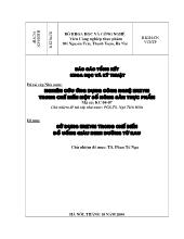 Sử dụng enzym trong chế biến đồ uống giàu dinh dưỡng từ rau