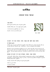 Chất tẩy màu trong thực phẩm