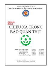 Chiếu xạ trong bảo quản thịt