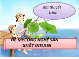 Công nghệ sản xuất insulin