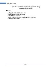 Hệ thống nuôi cấy ngập chìm tạm thời (tis) trong vi nhân giống