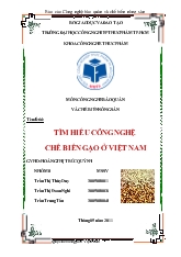 Tìm hiểu công nghệ chế biến gạo ở Việt Nam
