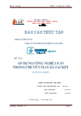 Đề tài Thực tập tốt nghiệp tại công ty may Sài Gòn