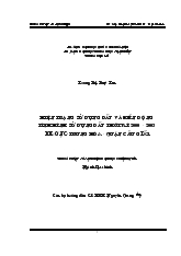 Đề tài Hiện trạng sử dụng đất và biến động tình hình sử dụng đất thời kỳ 2000 - 2003, phường Trung Hoà, quận Cầu Giấy