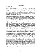 Giá trị nhân văn trong tư tưởng Hồ Chí Minh tại khu di tích lịch sử - Khu căn cứ quân sự K9 – Đá Chông