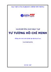 Sách hướng dẫn ôn thi Tư tưởng Hồ Chí Minh (Học viện công nghệ Bưu chính Viễn thông)