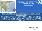 Thủ tục tặng cho quyền sử dụng đất, thủ tục chuyển mục đích sử dụng đất
