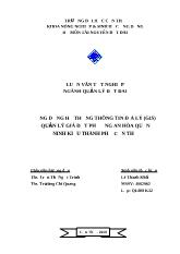 Ứng dụng hệ thống thông tin địa lý (gis) quản lý giá đất phường An Hòa quận Ninh Kiều thành phố Cần Thơ