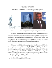 Tìm hiểu về WIPO_ Việt Nam với WIPO và các mối quan hệ quốc tế