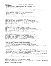 Chuyên đề Tiếng Anh: Tổng hợp các dạng bài tập tiếng Anh lớp 11
