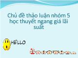 Đề tài Học thuyết ngang giá lãi suât và thực tế những năm gần đây