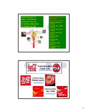 Đề tài Kinh doanh quốc tế công ty đa quốc gia tập đoàn Coca - Cola thị trường Trung Quốc thị trường Việt Nam
