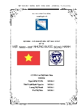 Đề tài Việt nam – Imf những bước song hành