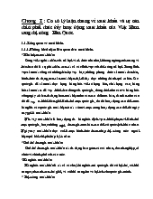 Đề tài Xuất khẩu và sự cần thiết phải thúc đẩy hoạt động xuất khẩu của Việt Nam sang thị trường Hàn Quốc