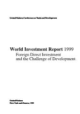 Báo cáo Đầu tư trực tiếp nước ngoài (FDI) của Unctad năm 1999