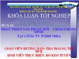 Luận văn Phát triển sản phẩm mới – Chảo chống dính tại Công ty THNN Niha 2011