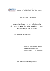 Kế toán tập hợp chi phí sản xuất và tính giá thành sản phẩm tại công ty TNHH Darling