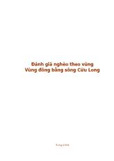 Đánh giá nghèo theo vùng đồng bằng sông cửu long