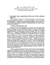 Đề tài Chính sách tề tệ của Việt Nam sau khi gia nhập WTO
