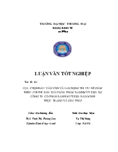 Đề tài Lựa chọn đẩu vào vốn và lao động tối ưu để giảm thiểu chi phí sản xuất sản phẩm bánh mứt kẹo tại công ty cổ phẩn bánh mứt kẹo bảo minh thực trạng và giải pháp