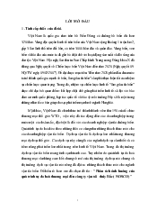 Đề tài Phân tích ảnh hưởng của quá trình tự do hoá thương mại đến công ty vận tải thủy Bắc (NOSCO)